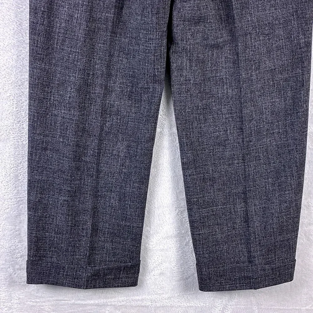 VTG Kerlan Pants 33x29 Gray Wool Double Pleated Classic Preppy Going Out 80s